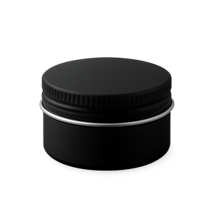 Aluminium Screw Top Matt Black 85gm