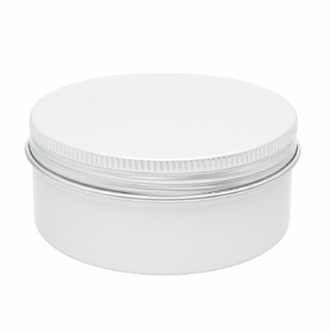 (New) Aluminium Screw Top Matt White 226gm