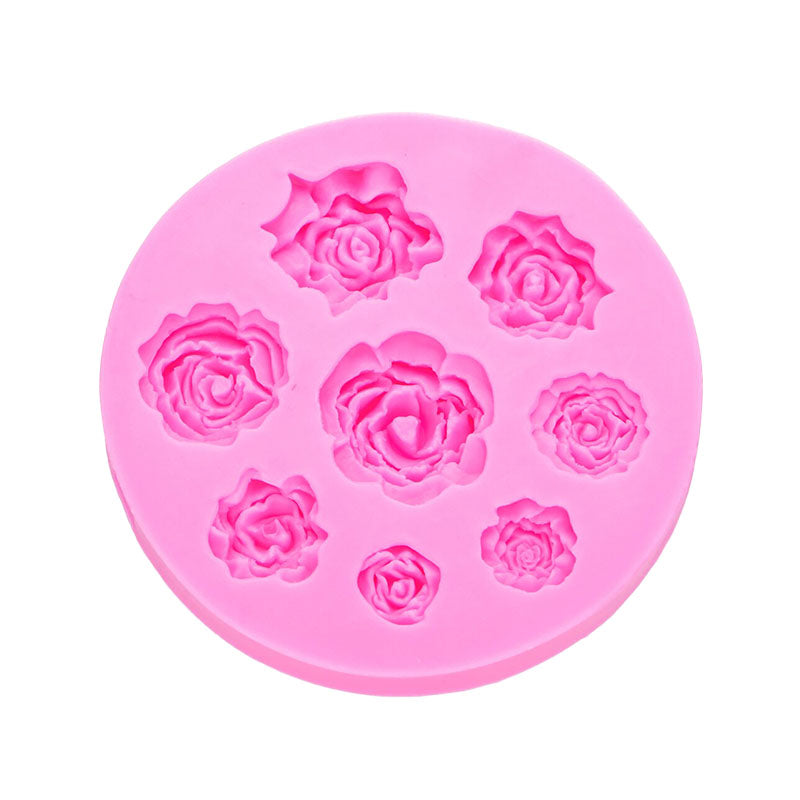 Round Mini Rose Mould