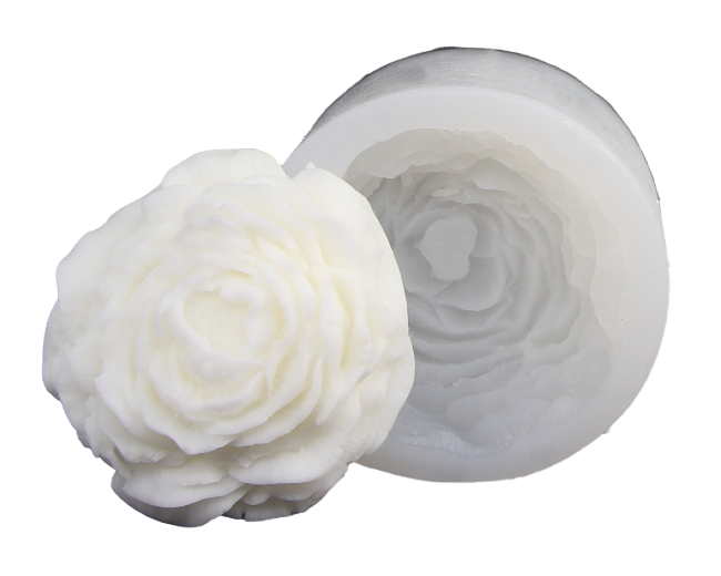 Peony Rose Silicone Mould