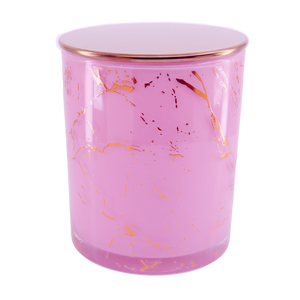 Marble Cambridge Pink/Rose Gold Jar