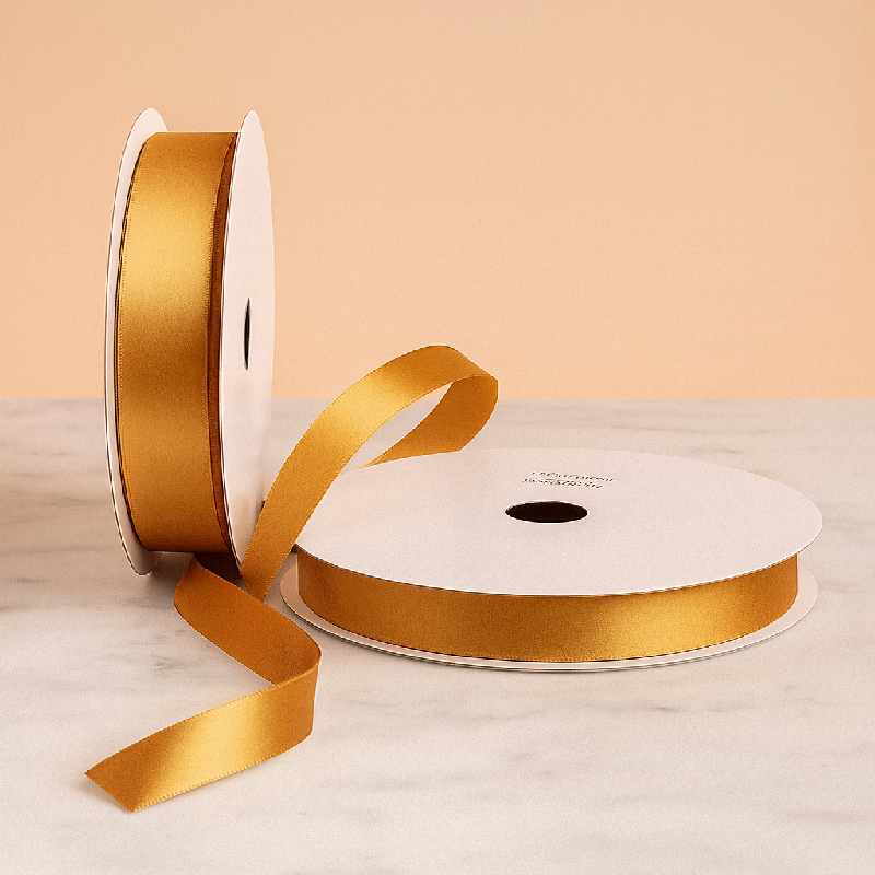 Single Face Satin Gold 15mm<45M>