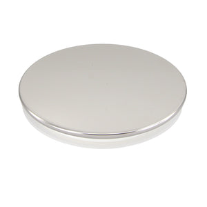 Large Silver Stainless Steel Lid