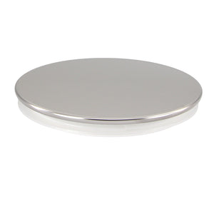 Silver Stainless Steel Lid