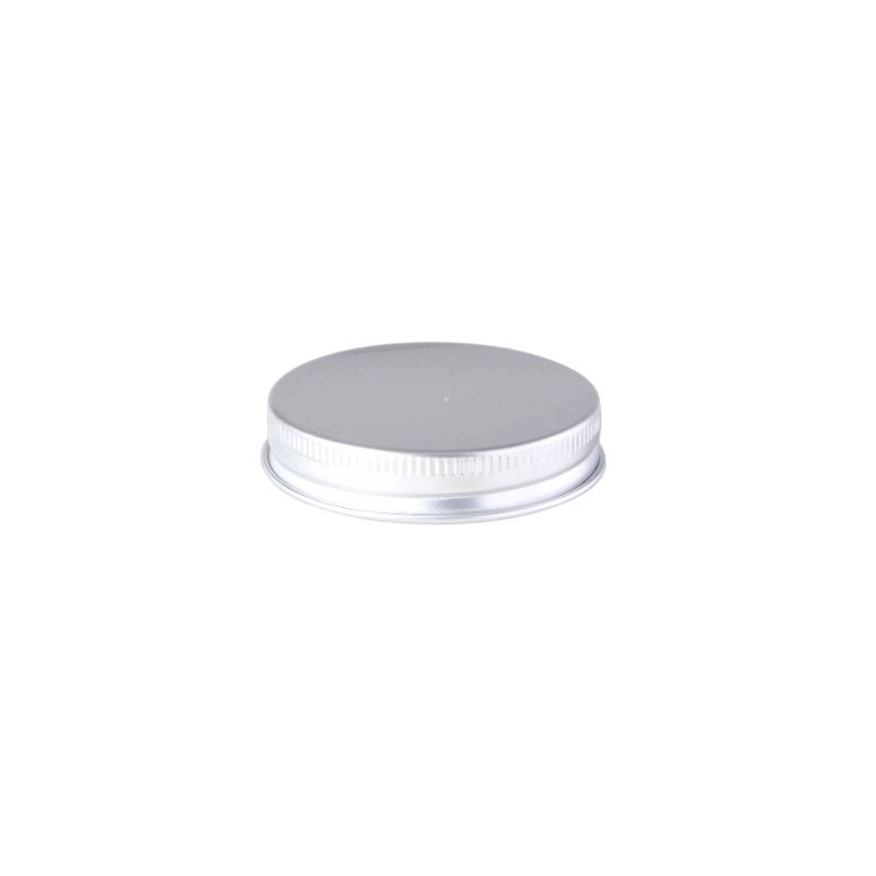 Silver Aluminium Lid 100ml Glass Jar