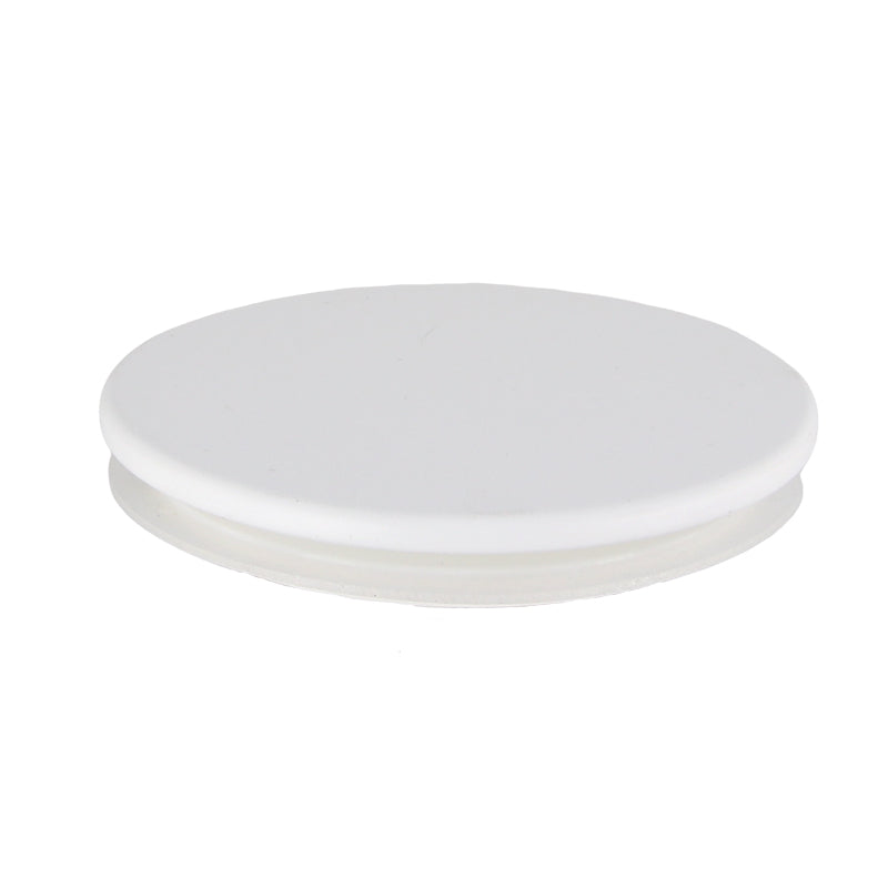 Large White Stainless Steel Lid