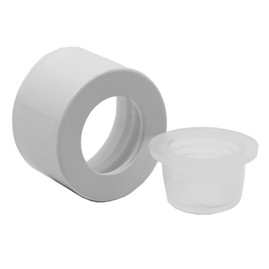 White Alumite Cap & Bung