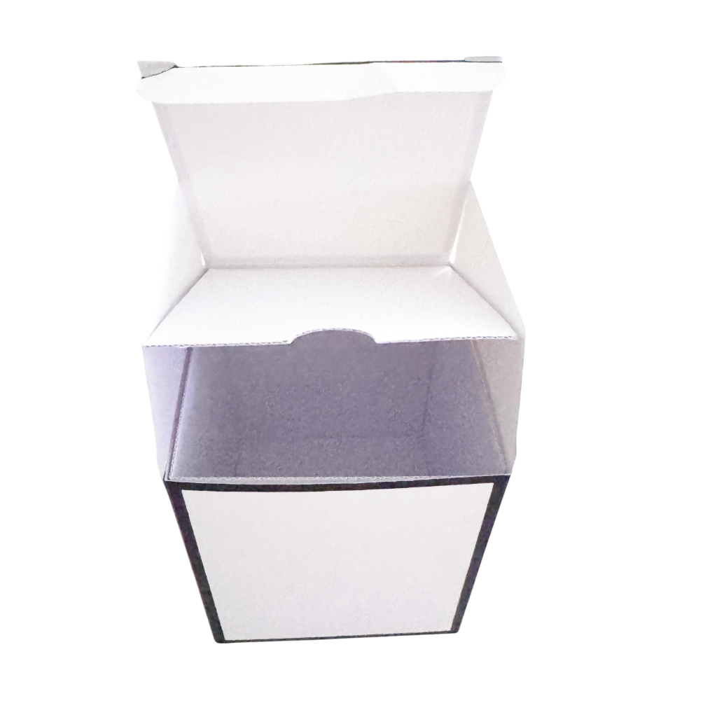 (New) Cambridge Matt White Box Black Trim