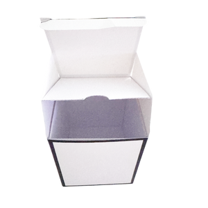 (New) Cambridge Matt White Box Black Trim