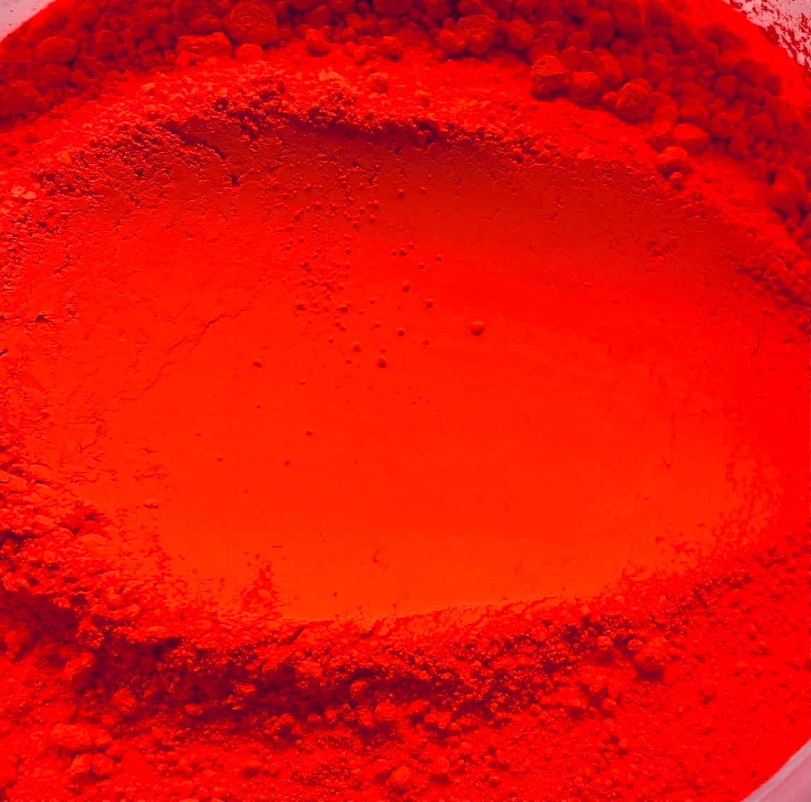 Fluorescent Orange Red Mica