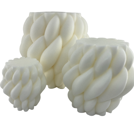 Braid Large Silicone Mould