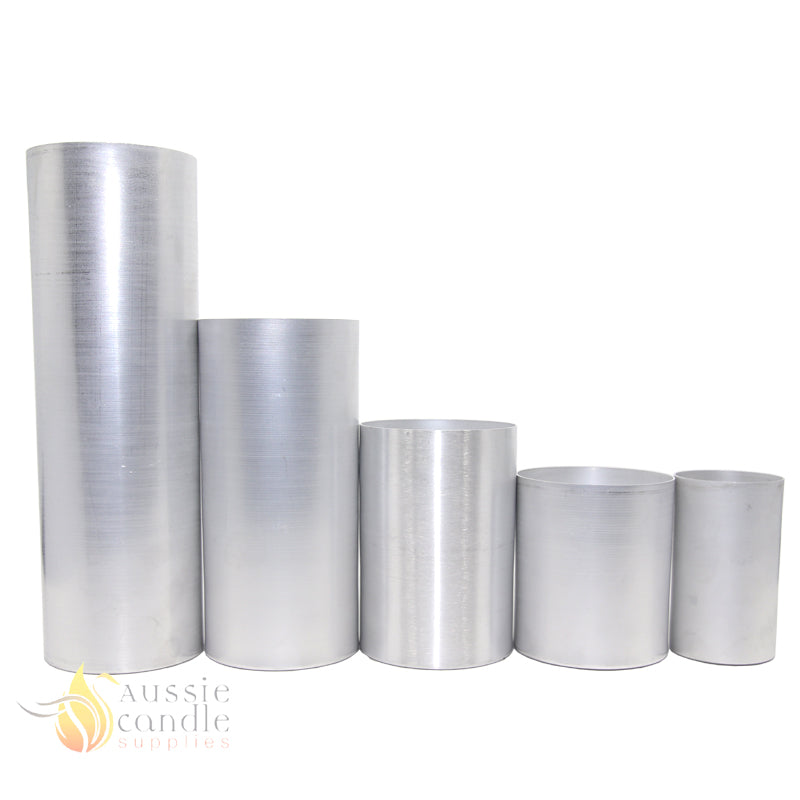 Aluminium Round Candle Mould 50x88
