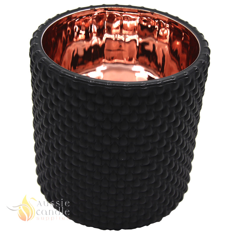 Tear Drop Matt Black/Rose Gold