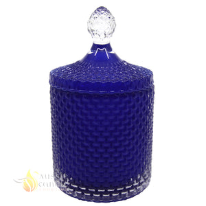 Tear Drop Jar Lapis Blue