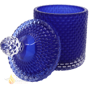 Tear Drop Jar Lapis Blue