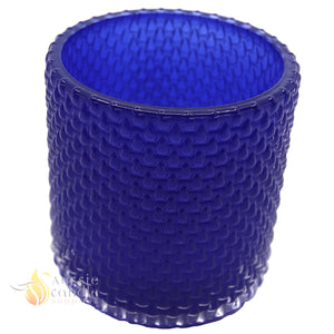 Tear Drop Jar Lapis Blue