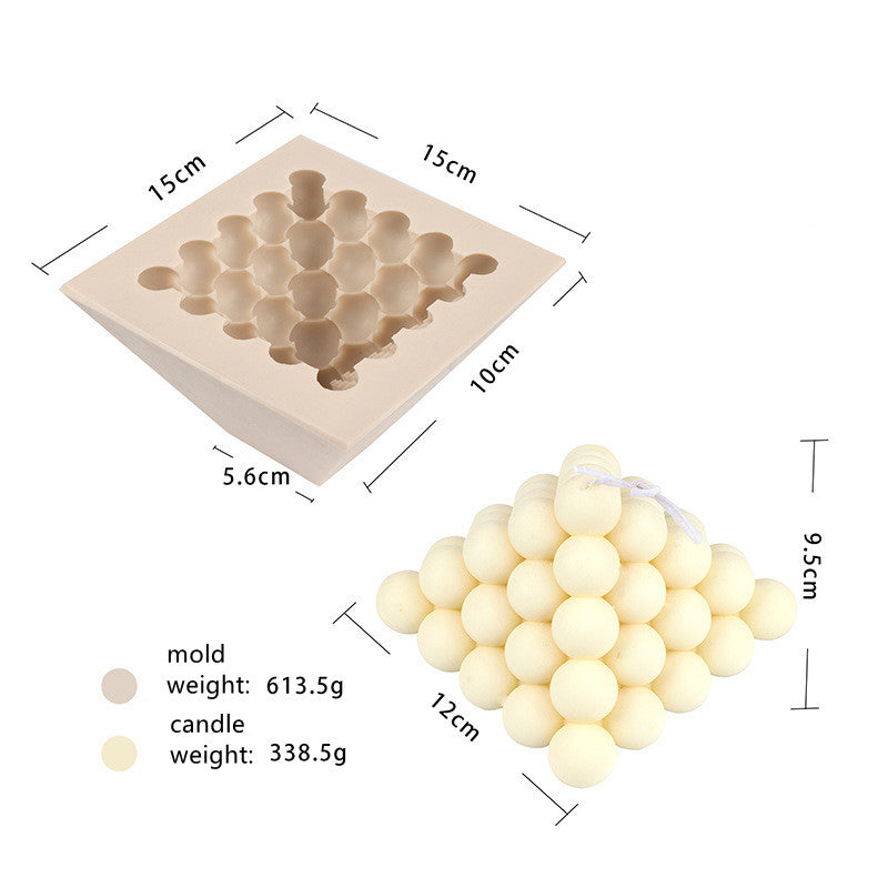 Pyramid Bubble Silicone Mould