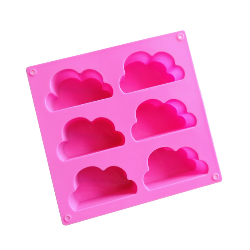 6 Cavity Cloud Silicone Mould