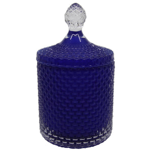 Tear Drop Jar Lapis Blue