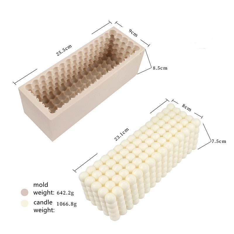 Large Bubble Rectangle Silicone Mould