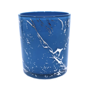 Marble Cambridge Blue/Silver Jar