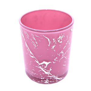 Marble Cambridge Pink/Silver Jar