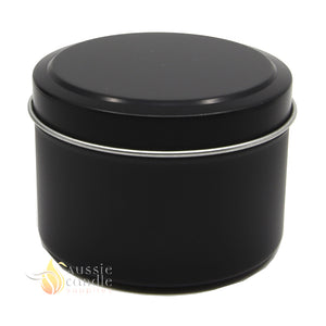 Candle Tin Matt Black 120gm