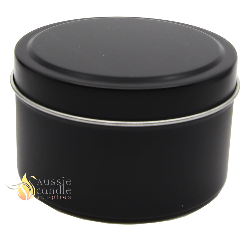 Candle Tin Matt Black 170gm