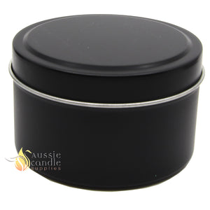 Candle Tin Matt Black 170gm