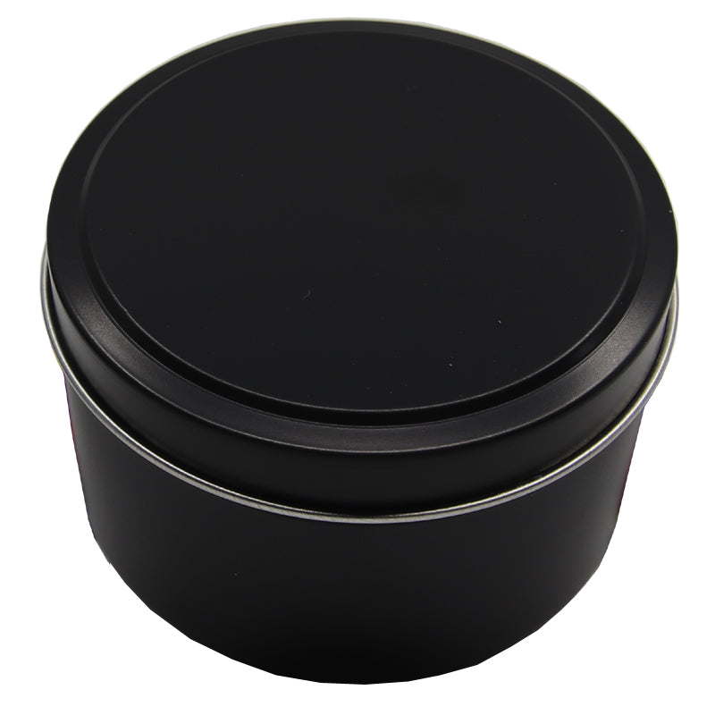 Candle Tin Matt Black 225gm