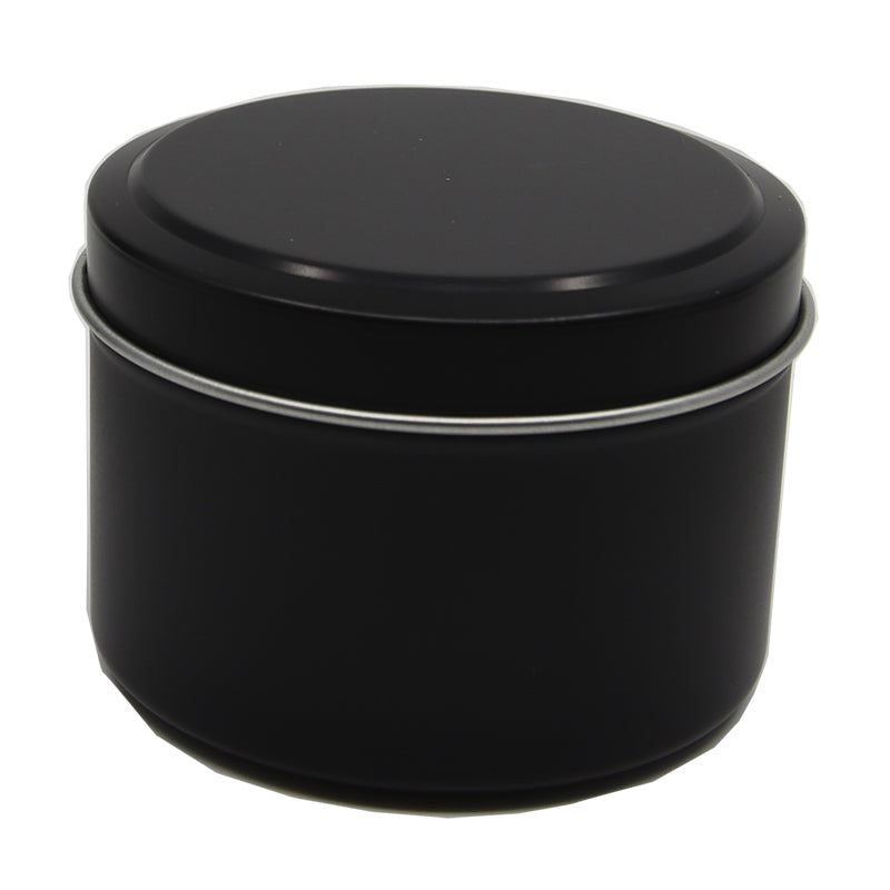 Candle Tin Matt Black 225gm