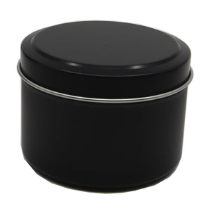 Candle Tin Matt Black 225gm