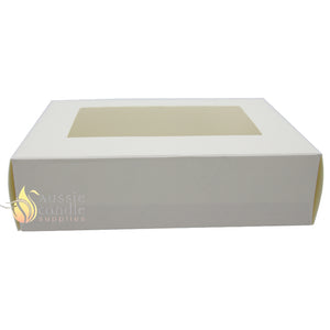 Matt White Poly Tealight Box