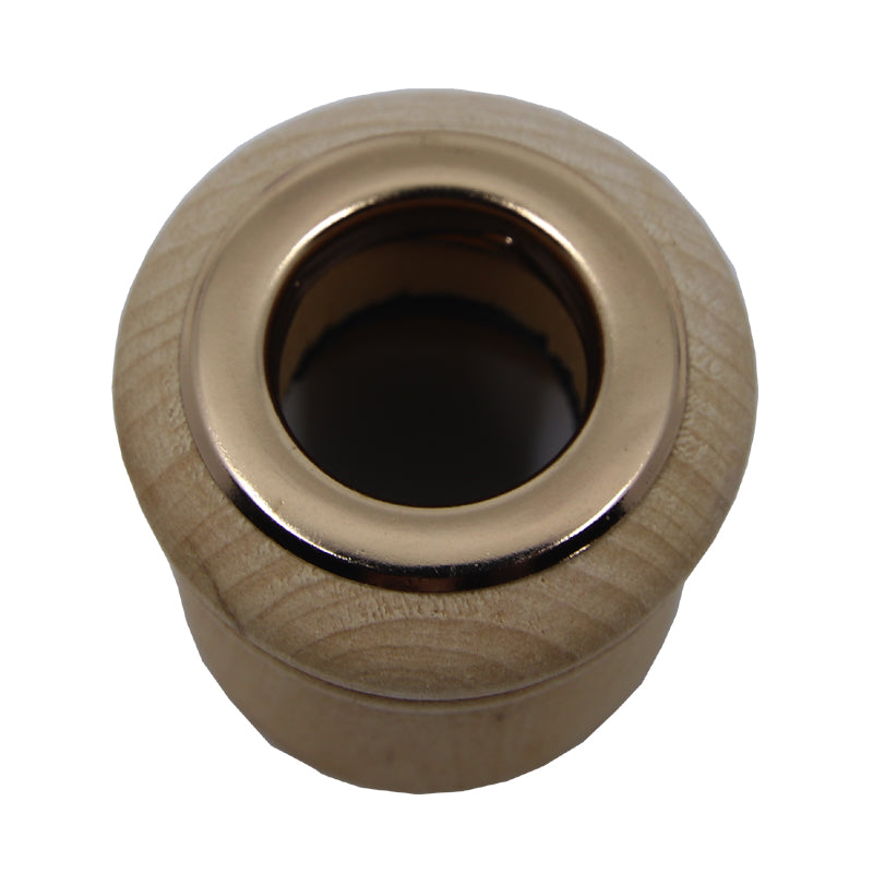 Wooden Diffuser Cap Gold Eyelet + bung
