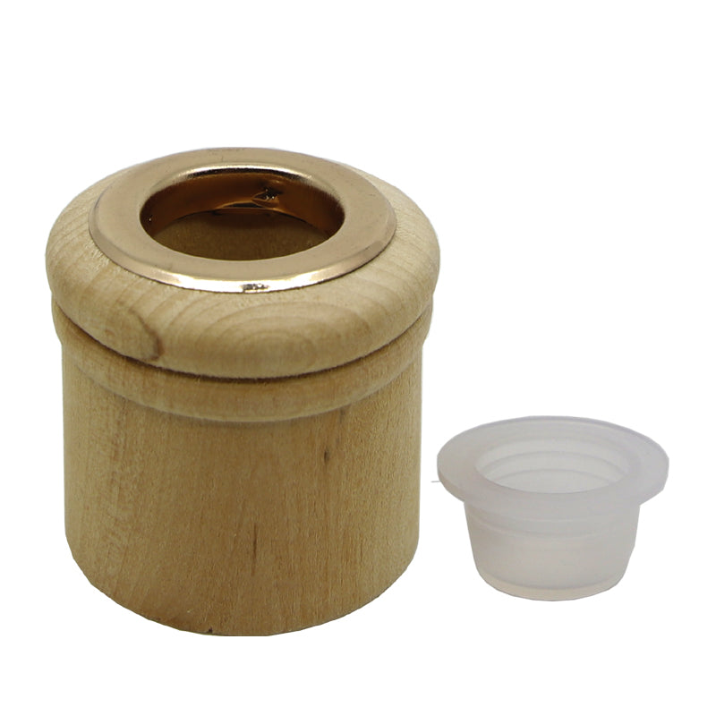 Wooden Diffuser Cap Gold Eyelet + bung