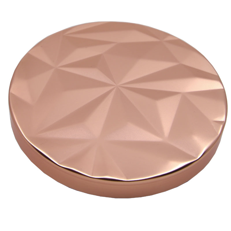 Matt Rose Gold Geo Metal Lid