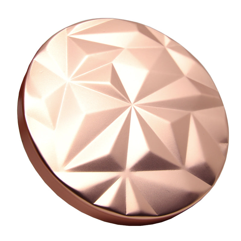 Matt Rose Gold Geo Metal Lid