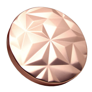 Matt Rose Gold Geo Metal Lid