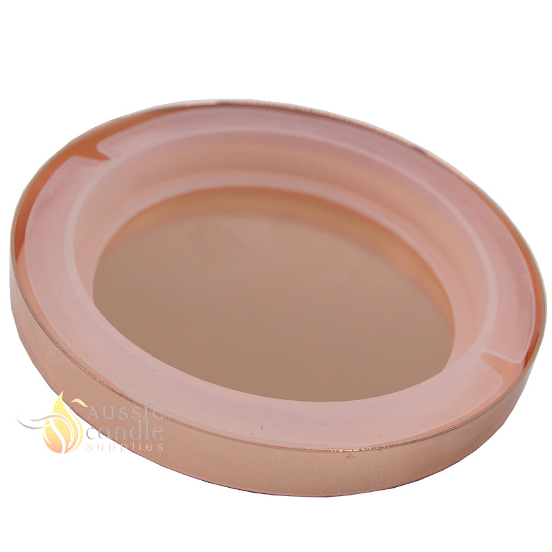 Matt Rose Gold Geo Metal Lid