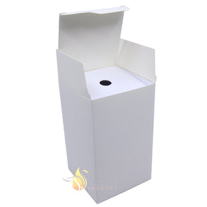 Matt White Tear Drop Box