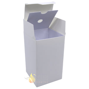 Matt White Tear Drop Box