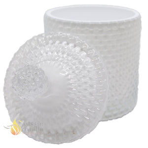 Tear Drop Jar White