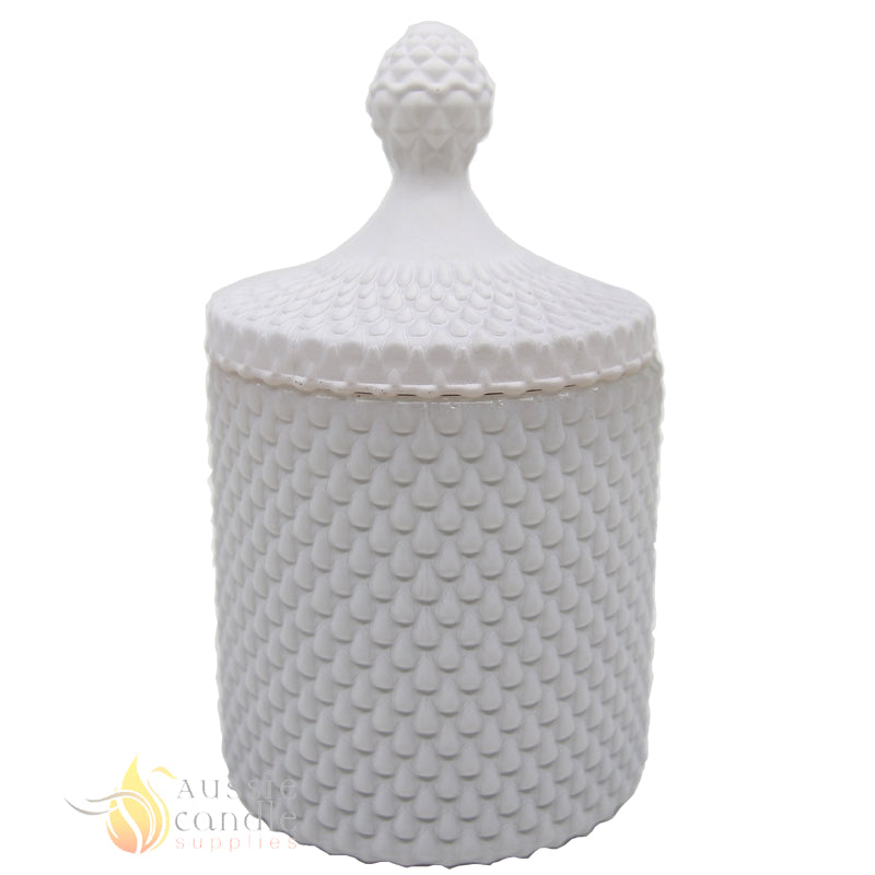 Tear Drop Matt White/Rose Gold