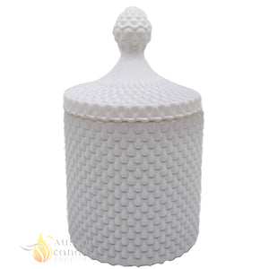 Tear Drop Matt White/Rose Gold