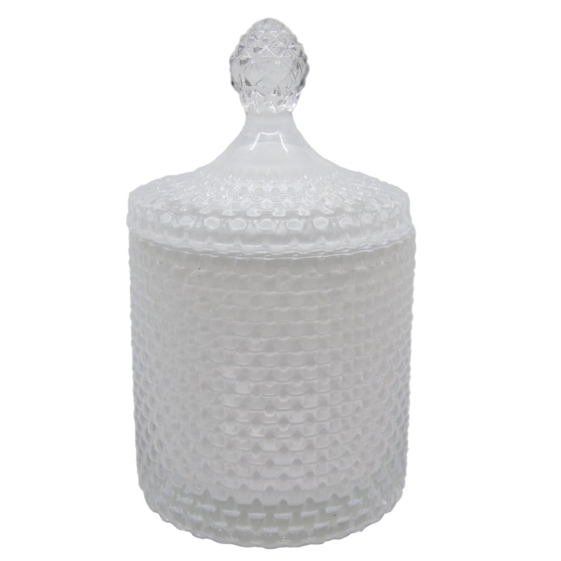 Tear Drop Jar White