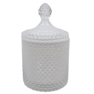 Tear Drop Jar White