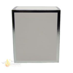 Cambridge White Silver Trim