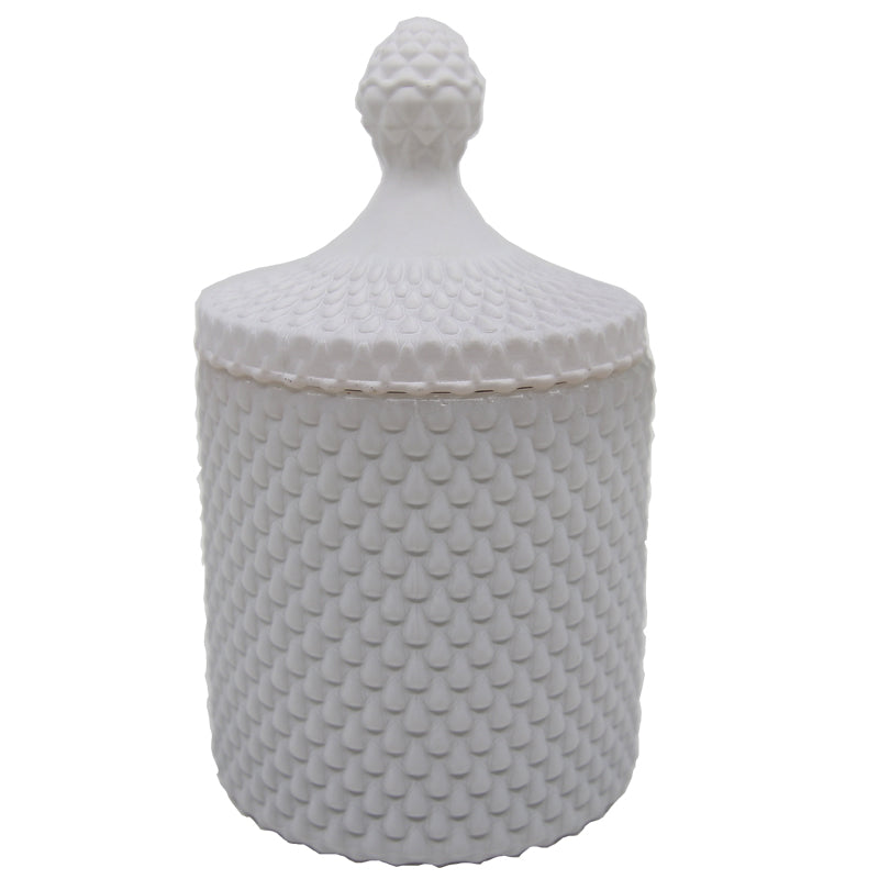 Tear Drop Matt White/Rose Gold