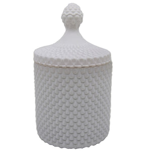 Tear Drop Matt White/Rose Gold