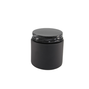 100ml Matt Black Jar (no lid)